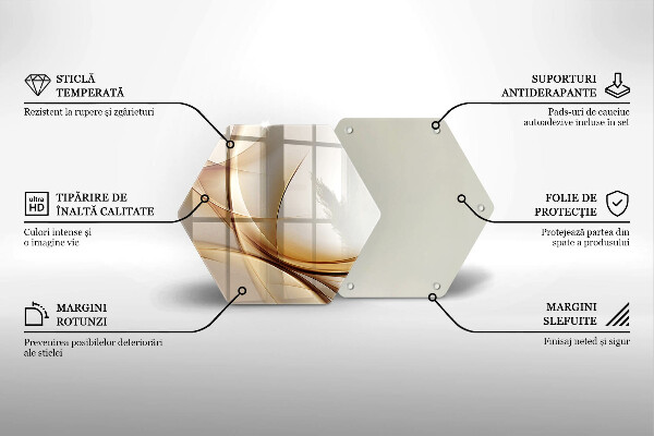 Tocător de bucătărie Forme abstracte