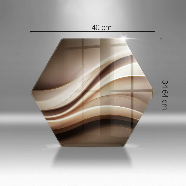 Tocător de bucătărie Abstracție linii blânde
