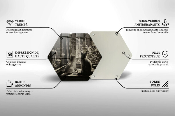 Tocător de bucătărie Orașul pisicilor și fereastra