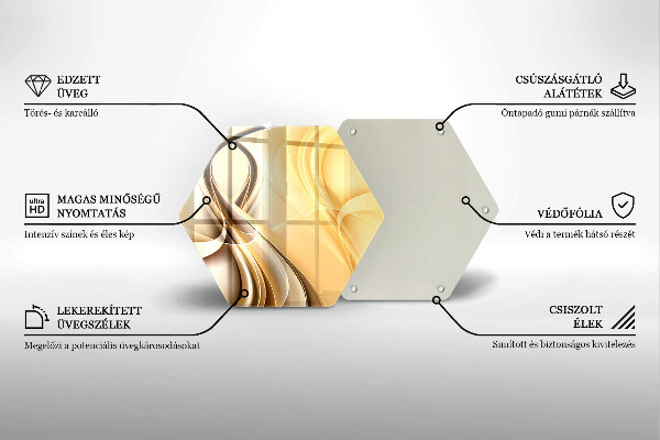 Tocător de bucătărie Abstracția fumului