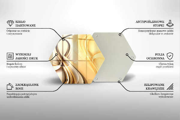 Tocător de bucătărie Abstracția fumului