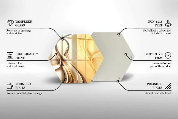 Tocător de bucătărie Abstracția fumului