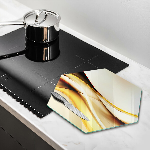 Tocător de bucătărie Linii de fum abstracte