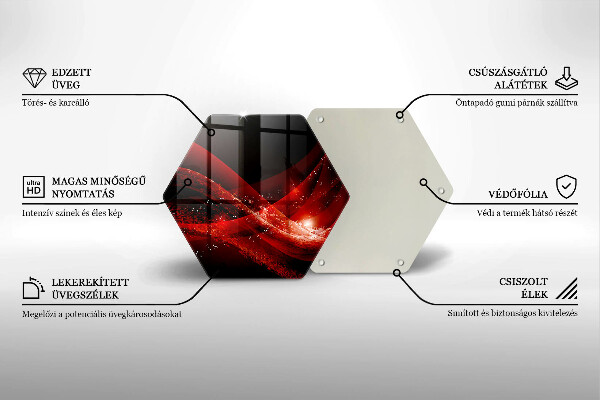 Tocător de bucătărie Abstracția modernă