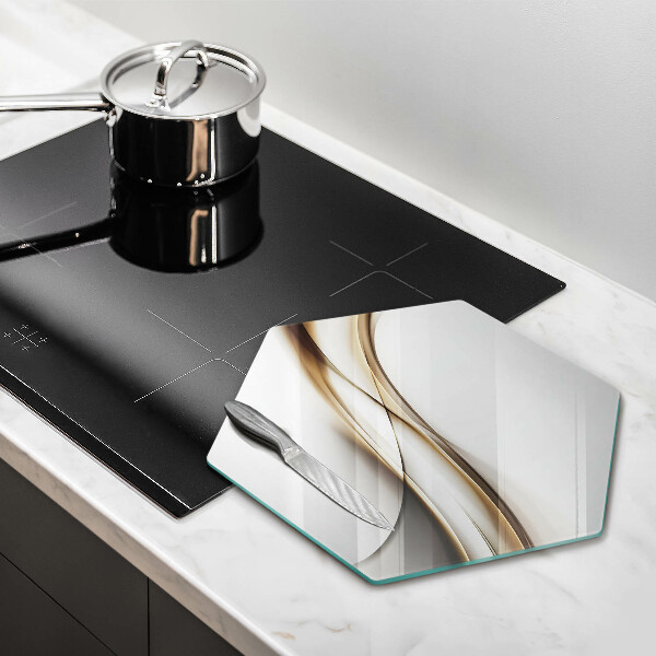 Tocător de bucătărie Abstracția liniilor moi