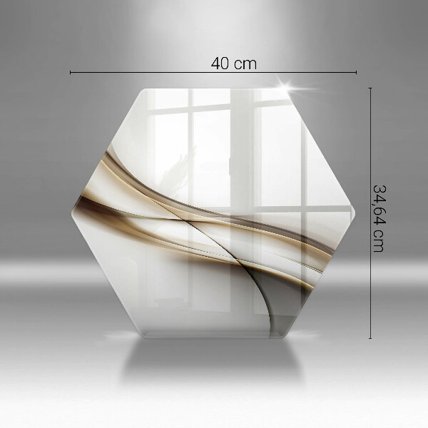 Tocător de bucătărie Abstracția liniilor moi