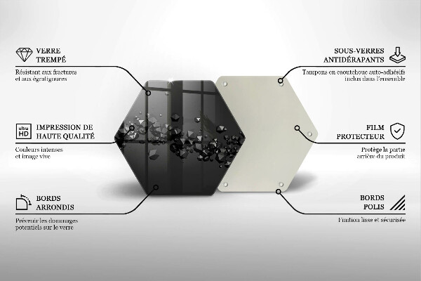 Tocător de bucătărie Abstracția formelor 3D