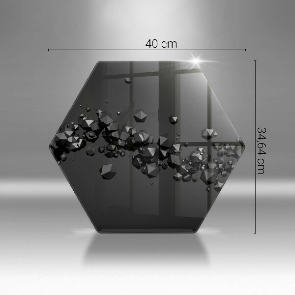 Tocător de bucătărie Abstracția formelor 3D