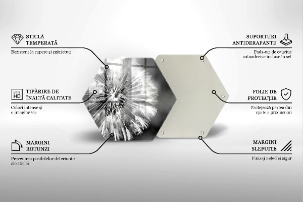 Tocător de bucătărie O păpădie delicată