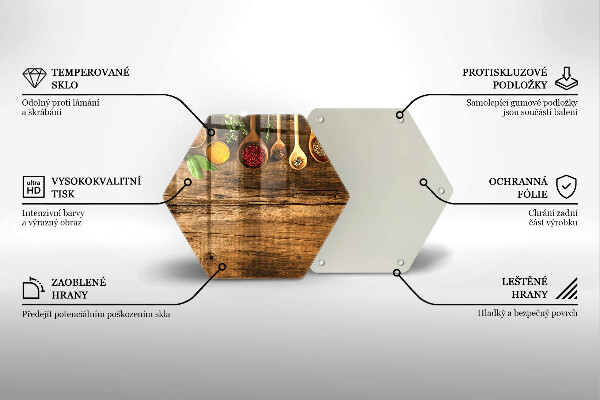 Tocător de bucătărie Linguri de lemn de condimente