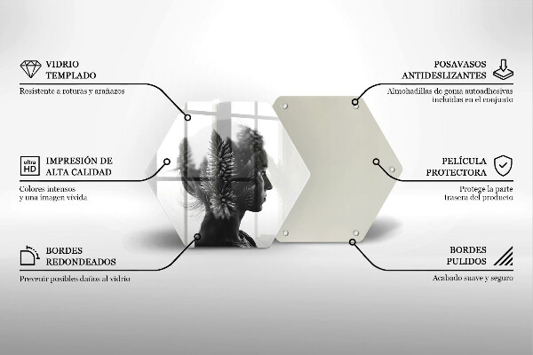 Tocător de bucătărie Femeie și pădure