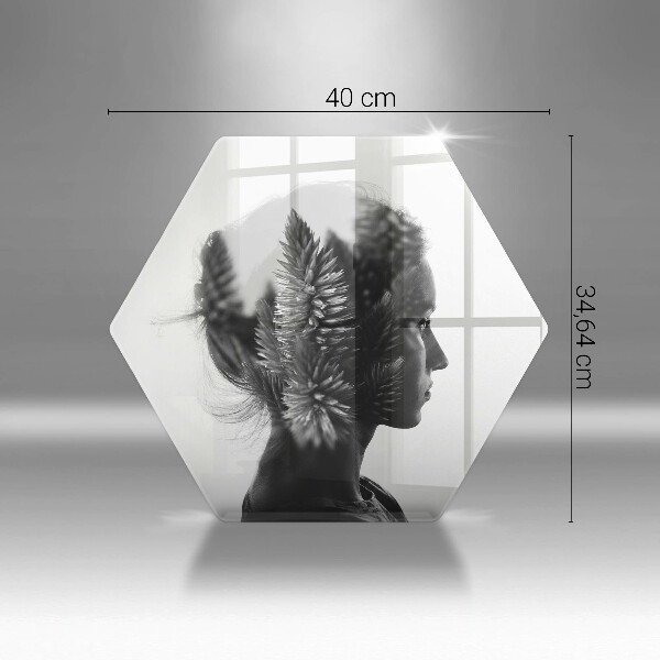 Tocător de bucătărie Femeie și pădure