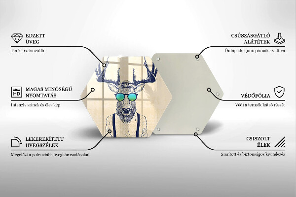 Tocător de bucătărie Ilustrație de bărbat căprior