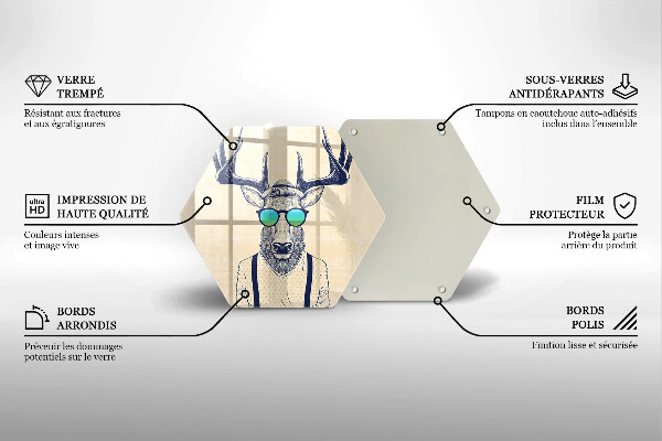 Tocător de bucătărie Ilustrație de bărbat căprior