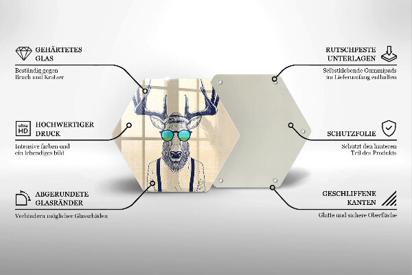 Tocător de bucătărie Ilustrație de bărbat căprior