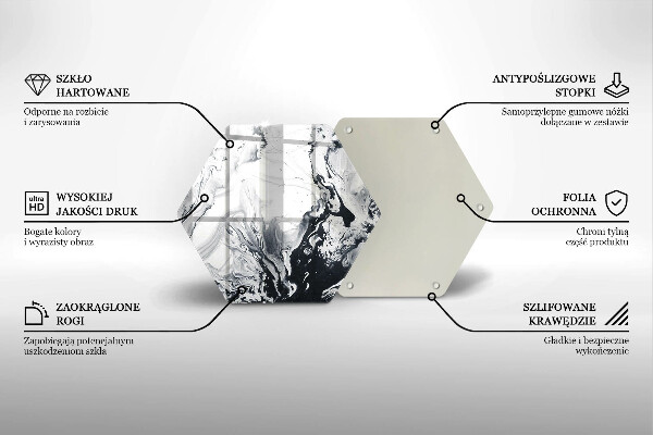 Tocător de bucătărie Abstracția cernelii