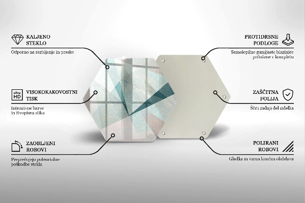 Tocător de bucătărie Abstracție ascuțită