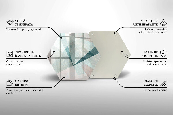 Tocător de bucătărie Abstracție ascuțită