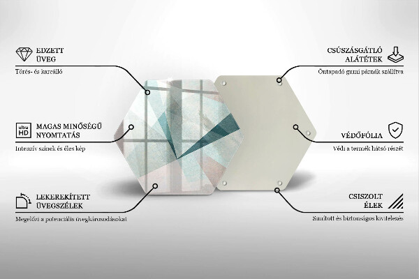 Tocător de bucătărie Abstracție ascuțită