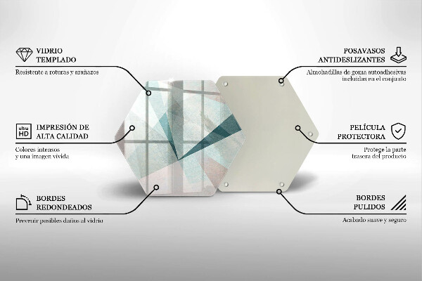 Tocător de bucătărie Abstracție ascuțită