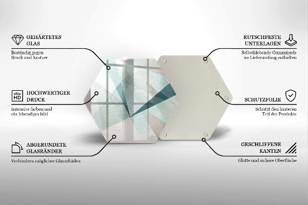 Tocător de bucătărie Abstracție ascuțită