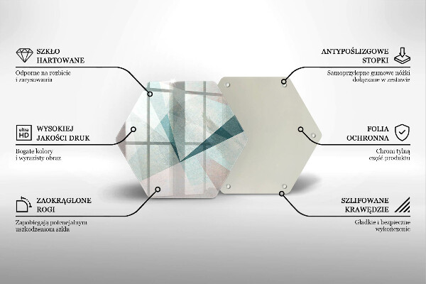 Tocător de bucătărie Abstracție ascuțită