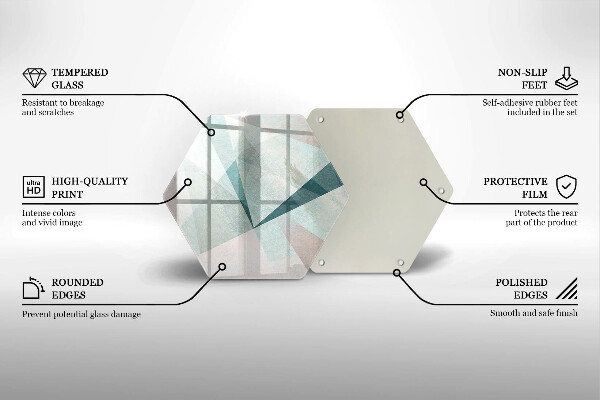 Tocător de bucătărie Abstracție ascuțită