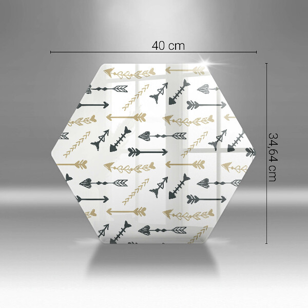 Tocător de bucătărie Model de săgeți Boho