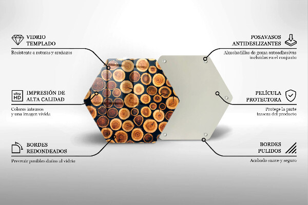 Tocător de bucătărie cioturi de copac din lemn