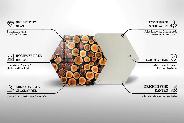 Tocător de bucătărie cioturi de copac din lemn