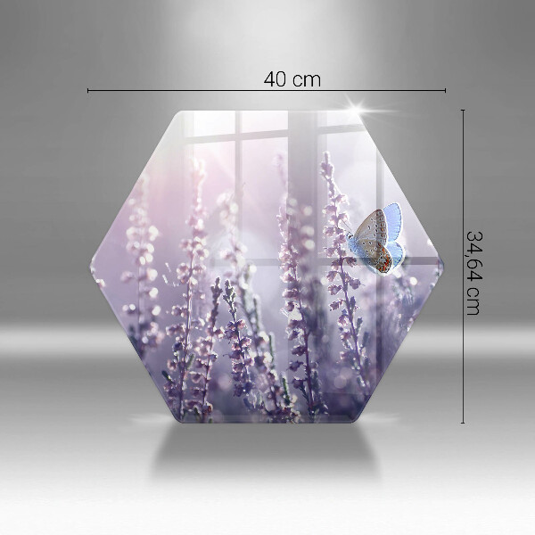 Tocător de bucătărie Flori sălbatice și fluture