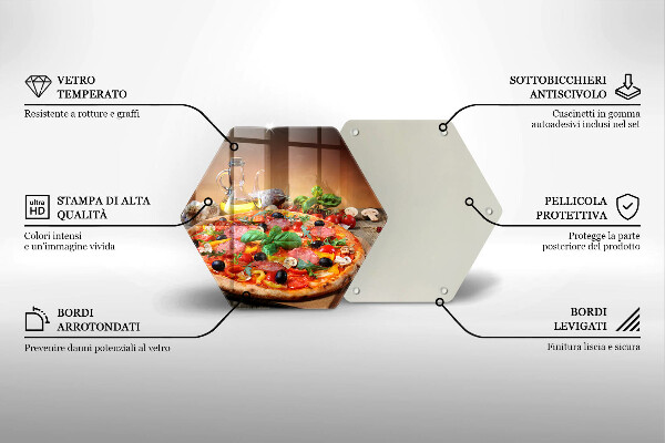 Tocător de bucătărie pizza italiană