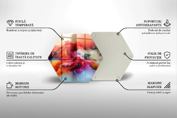 Tocător de bucătărie Abstracție fumurie