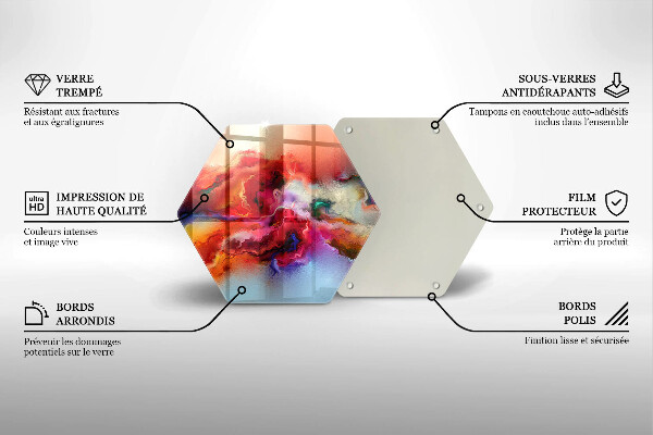 Tocător de bucătărie Abstracție fumurie