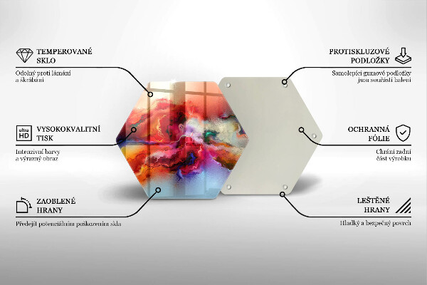 Tocător de bucătărie Abstracție fumurie