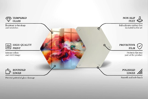 Tocător de bucătărie Abstracție fumurie