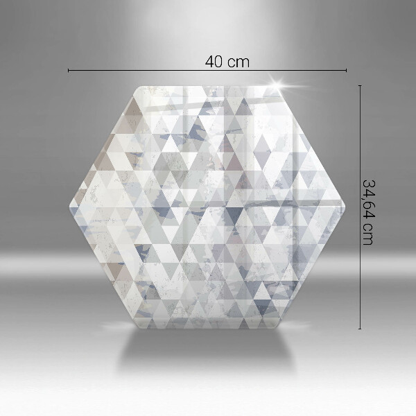 Tocător de bucătărie Model de triunghiuri