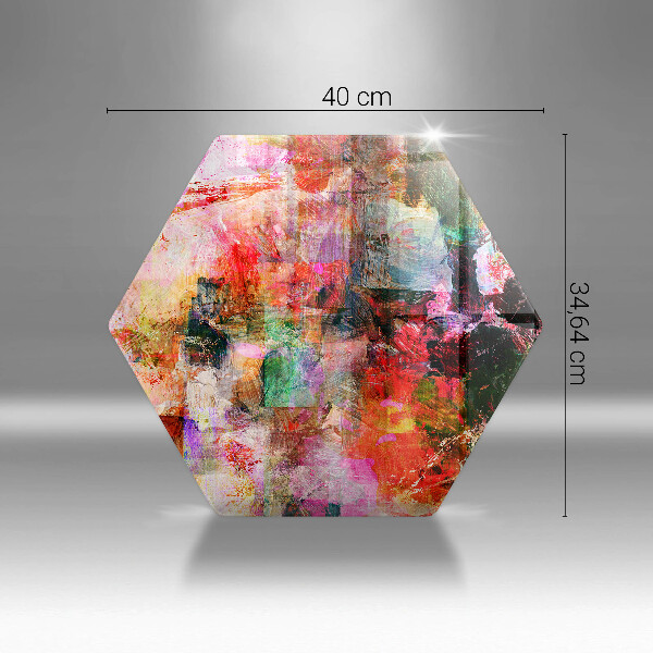 Tocător de bucătărie Abstracția vopselei