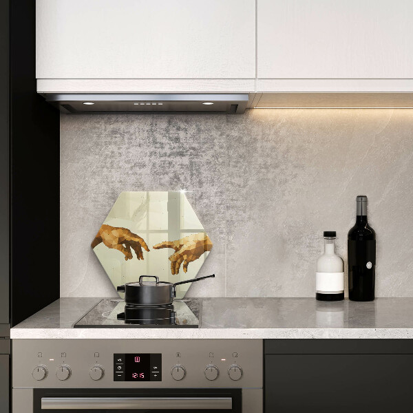 Tocător de bucătărie Crearea mâinilor lui Adam