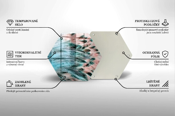 Tocător de bucătărie Pene de pasăre Boho