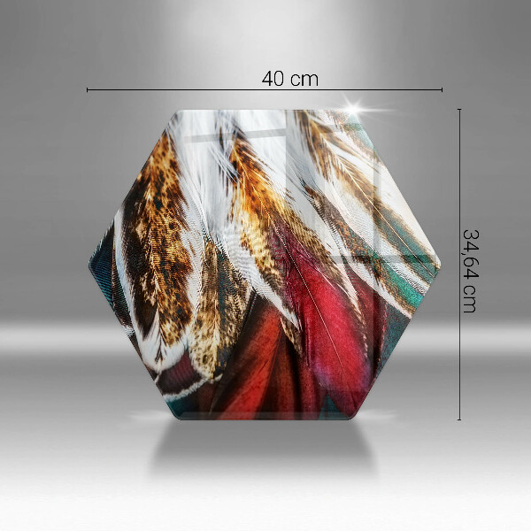 Tocător de bucătărie Pene de pasăre Boho