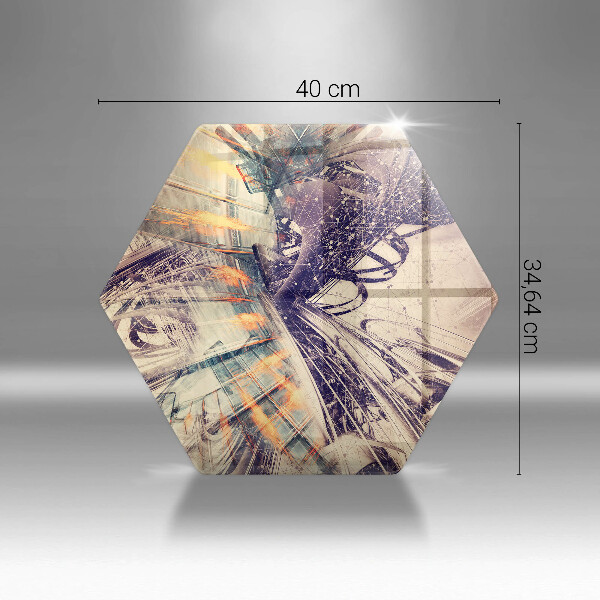 Tocător sticlă Compoziție modernă