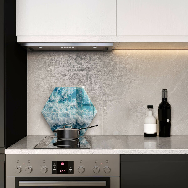 Tocător sticlă Valuri de apă de mare