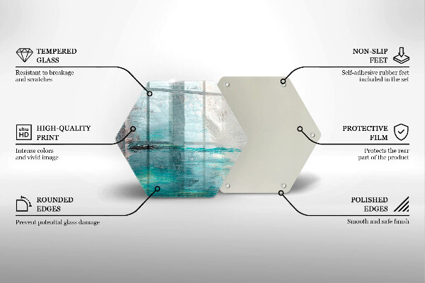 Tocător de bucătărie Vopsea fundal de abstractie