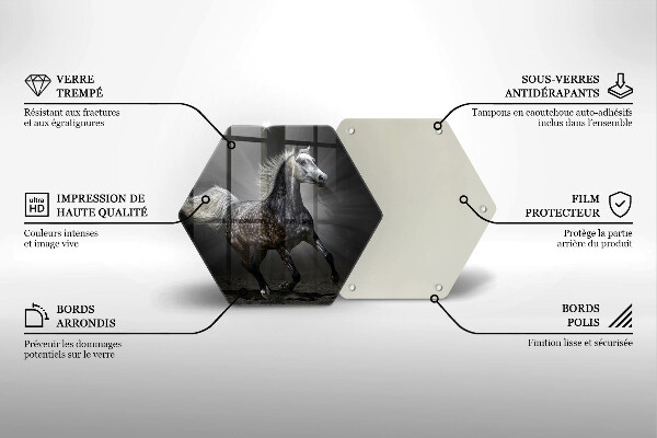 Tocător de bucătărie Calul în galop