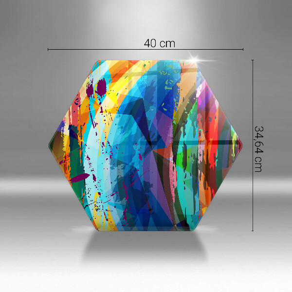 Tocător de bucătărie Pete de vopsea colorate