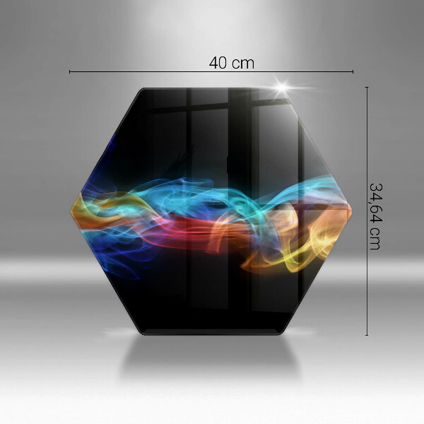 Tocător de bucătărie Fum colorat