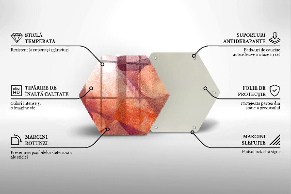 Tocător sticlă Artă abstractă