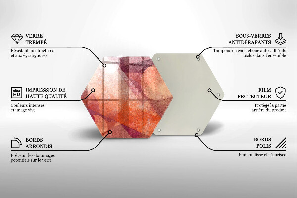 Tocător sticlă Artă abstractă