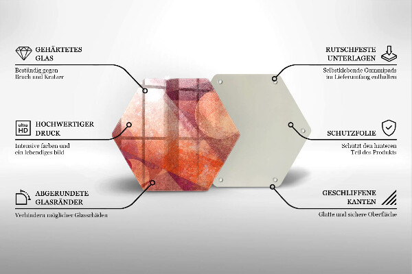 Tocător sticlă Artă abstractă